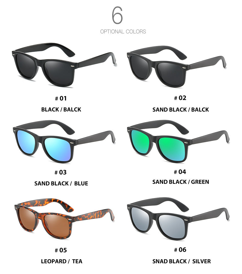 Polarized Sunglasses Driving Sun glasses Shades 80's Retro Style Design